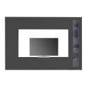 Moderne wandmeubel set met TV-meubel, vitrinekast en hangkast Note Ledge Korting