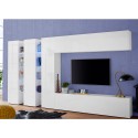 Wandmeubel wit zwevende TV-kast met 3 kasten Joy Trio Catalogus