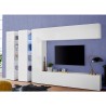 Wandmeubel wit zwevende TV-kast met 3 kasten Joy Trio Catalogus