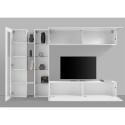Witte wandmeubel woonkamer tv-kast vitrinekast Joy Duet Kortingen