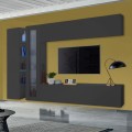 Moderne wandmeubel TV-kast vitrine hangkast Note Duet Aanbieding