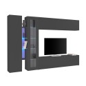 Moderne wandmeubel TV-kast vitrine hangkast Note Duet Aanbod