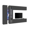 Moderne wandmeubel TV-kast vitrine hangkast Note Duet Aanbod