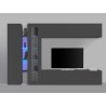 Moderne wandmeubel TV-kast vitrine hangkast Note Duet Korting