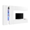 Moderne TV-wandmeubel wit met 2 kasten Joy Twin Aanbod