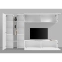 Moderne TV-wandmeubel wit met 2 kasten Joy Twin Kortingen