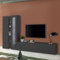 Moderne wandmeubel tv-kast woonkamer vitrinekast Elco RT Aanbieding