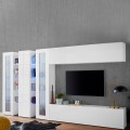 Wandmeubel met 2 vitrinekasten, TV-meubel, hangkast Joy Mir Aanbieding