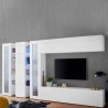 Wandmeubel met 2 vitrinekasten, TV-meubel, hangkast Joy Mir Aanbieding