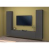 Vibe RT modern grijs TV-meubel hangend wandsysteem 2 kasten Korting