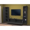Moderne wandmeubelset met zwevend TV-meubel, vitrinekast en kast Peris RT Catalogus