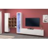 Witte wandmeubel TV-kast vitrinekast boekenkast Ranil WH Catalogus