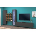 Modern design TV wandkast houten boekenkast Ranil RT Catalogus