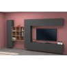 Zwevend TV-meubel modern design met 2 kasten en boekenplank Ferd RT Catalogus