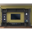 Moderne zwevende tv-meubel met 2 vitrinekasten Sultan RT Catalogus