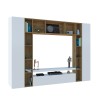 Arkel WH wit houten TV meubel boekenkast wandmeubel Aanbod