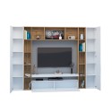 Arkel WH wit houten TV meubel boekenkast wandmeubel Korting