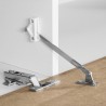 Moderne hangende tv-meubel zwart hout Stady AP Voorraad