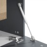 Moderne hangende tv-meubel zwart hout Stady AP Keuze