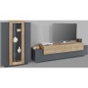 Modern zwart en houten tv-meubel Woud AP Kortingen