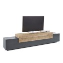Moderne TV-meubel 240cm grijs en hout Corona Low Hound Aanbod
