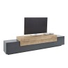 Moderne TV-meubel 240cm grijs en hout Corona Low Hound Aanbod