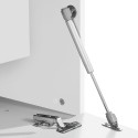 Moderne TV-meubel 240 cm wit met 4 vakken en 3 deuren Corona Low Bial Catalogus