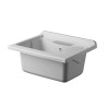 Negrari Mobiele Wasbak 60x60 cm met 2 Deuren en Plank 9007K Aanbod