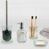 Opal badkameraccessoireset met glazen tandenborstelhouder en zeepdispenser Aanbieding