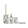 Set badkameraccessoires keramiek zeepdispenser tandenborstelhouder Floral Verkoop