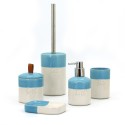 Badaccessoires keramisch zeepschaal toiletborstelhouder dispenser Folk Kortingen