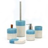 Badaccessoires keramisch zeepschaal toiletborstelhouder dispenser Folk Kortingen