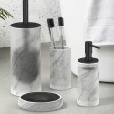 Badkameraccessoires zeephouder en tandenborstelhouder van matglas Marmor Aanbieding