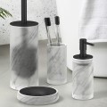 Badkameraccessoires zeephouder en tandenborstelhouder van matglas Marmor Aanbieding