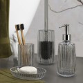 Badkameraccessoires tandenborstelhouder zeepdispenser van glas Retro Aanbieding