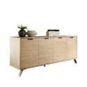Buffetkast woonkamer dressoir 4 deuren opbergruimte 206cm hout Kalua Palma Aanbod