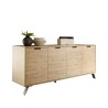 Buffetkast woonkamer dressoir 4 deuren opbergruimte 206cm hout Kalua Palma Aanbod