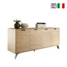 Buffetkast woonkamer dressoir 4 deuren opbergruimte 206cm hout Kalua Palma Verkoop