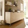 Buffetkast woonkamer dressoir 4 deuren opbergruimte 206cm hout Kalua Palma Keuze