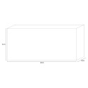 Buffetkast woonkamer dressoir 4 deuren opbergruimte 206cm hout Kalua Palma Model