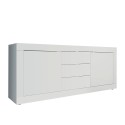Witte hoogglans dressoir Tribus Wh Basic met 2 deuren en 3 lades Aanbod
