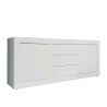 Witte hoogglans dressoir Tribus Wh Basic met 2 deuren en 3 lades Aanbod