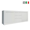 Witte hoogglans dressoir Tribus Wh Basic met 2 deuren en 3 lades Verkoop
