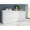 Witte hoogglans dressoir Tribus Wh Basic met 2 deuren en 3 lades Korting