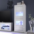 Vitrinekast wit hoogglans modern design woonkamer Nina Wh Basic Aanbieding