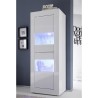 Vitrinekast wit hoogglans modern design woonkamer Nina Wh Basic Korting