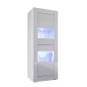 Glanzend witte vitrine moderne woonkamer ontwerp Nina Wh Basic Kortingen