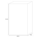 Vitrinekast wit hoogglans modern design woonkamer Nina Wh Basic Catalogus