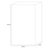 Vitrinekast wit hoogglans modern design woonkamer Nina Wh Basic Catalogus