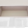 Witte glanzende dressoir eetkamer 2 deuren 2 lades Dama Wh M Keuze